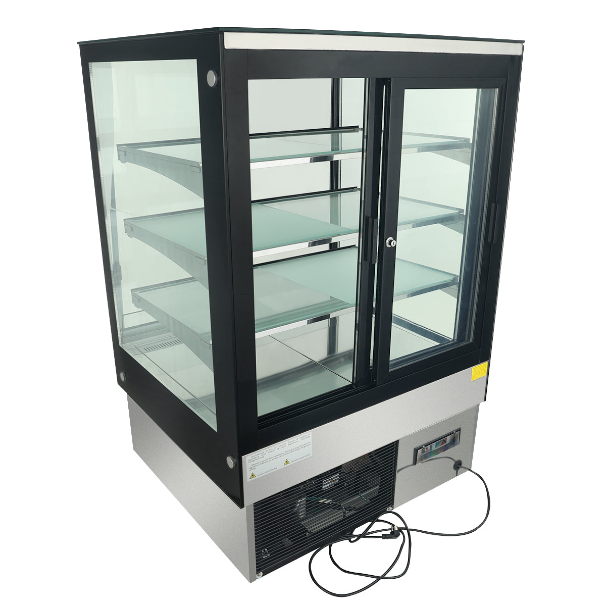 35" Stainless Steel Refrigerated Commercial Bakery Display Case