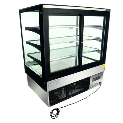 47" Stainless Steel Refrigerated Commercial Bakery Display Case