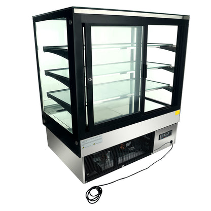 47" Stainless Steel Refrigerated Commercial Bakery Display Case