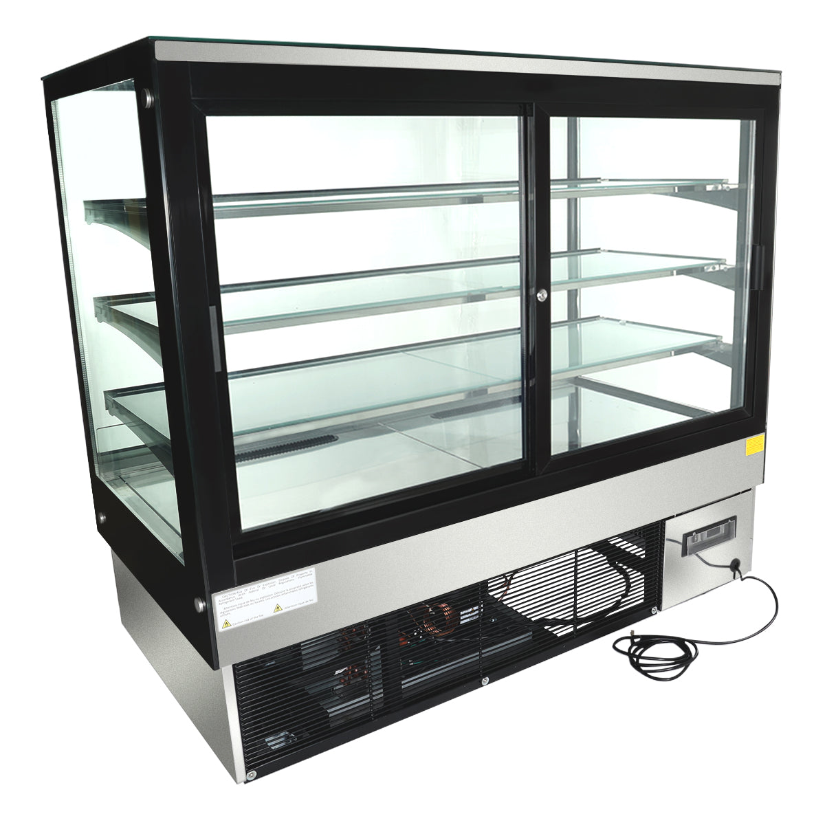 59" Stainless Steel Refrigerated Commercial Bakery Display Case