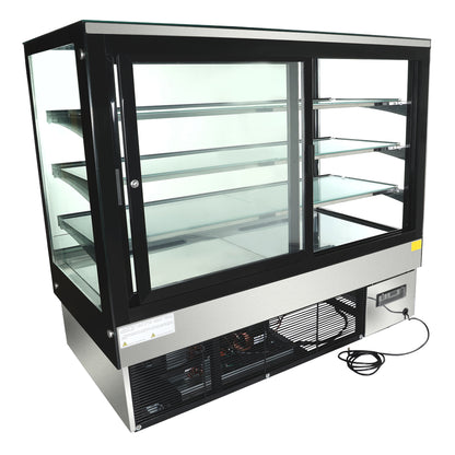59" Stainless Steel Refrigerated Commercial Bakery Display Case