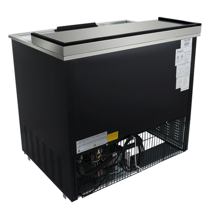 37" Black Powder Coated Stainless Steel Glass Froster - 115V