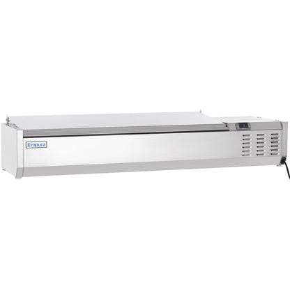 55" Countertop Refrigerated Commercial Prep Rail