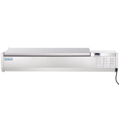55" Countertop Refrigerated Commercial Prep Rail
