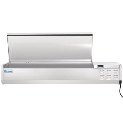 55" Countertop Refrigerated Commercial Prep Rail