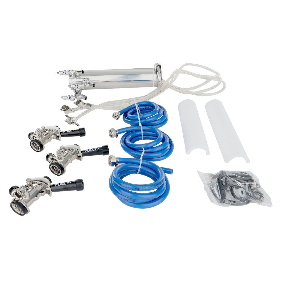 3-Faucet Draft Beer Tower Kit - Compatible with Empura E-KDD Series