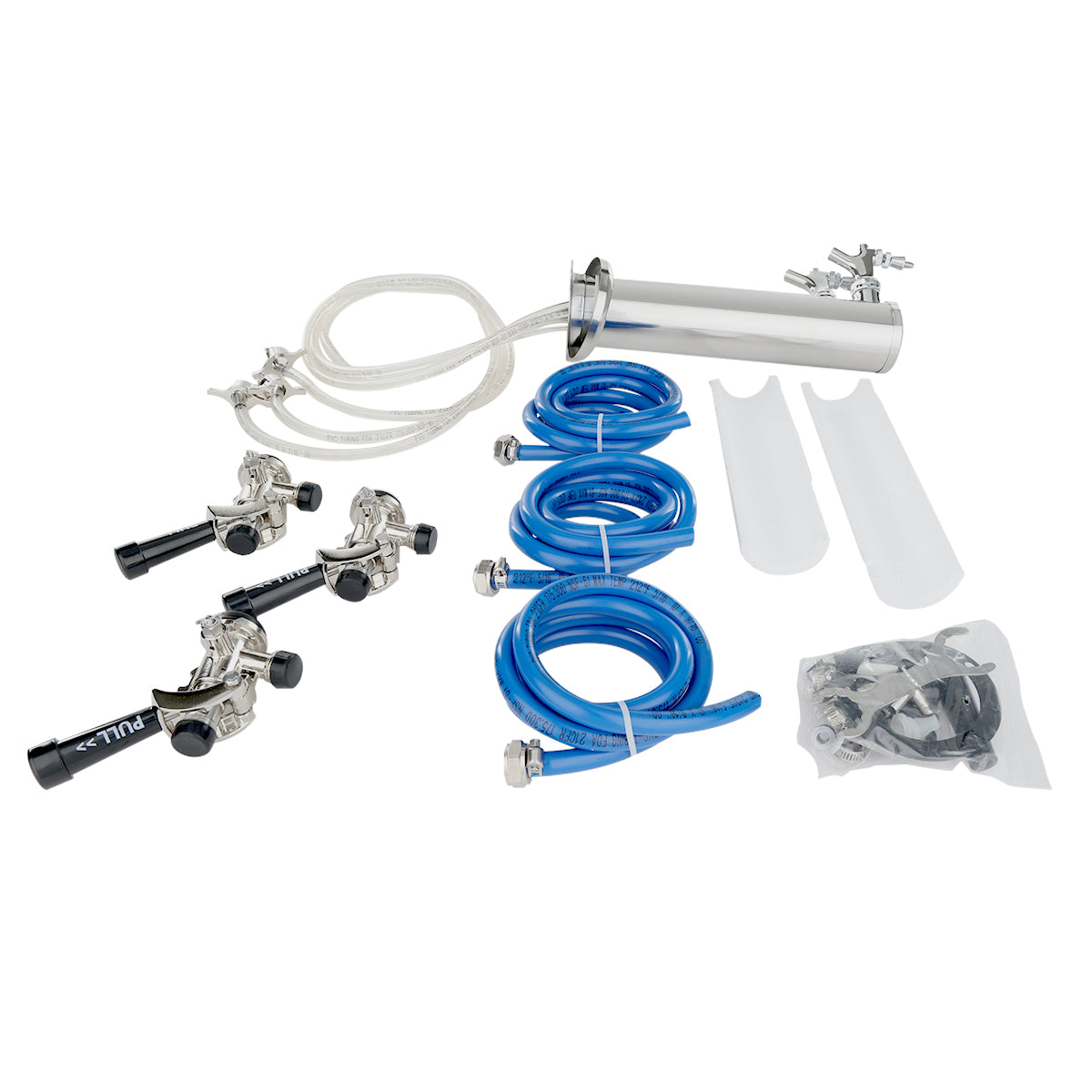 3-Faucet Draft Beer Tower Kit - Compatible with Empura E-KDD Series