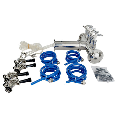 4-Faucet Draft Beer Tower Kit - Compatible with Empura E-KDD Series