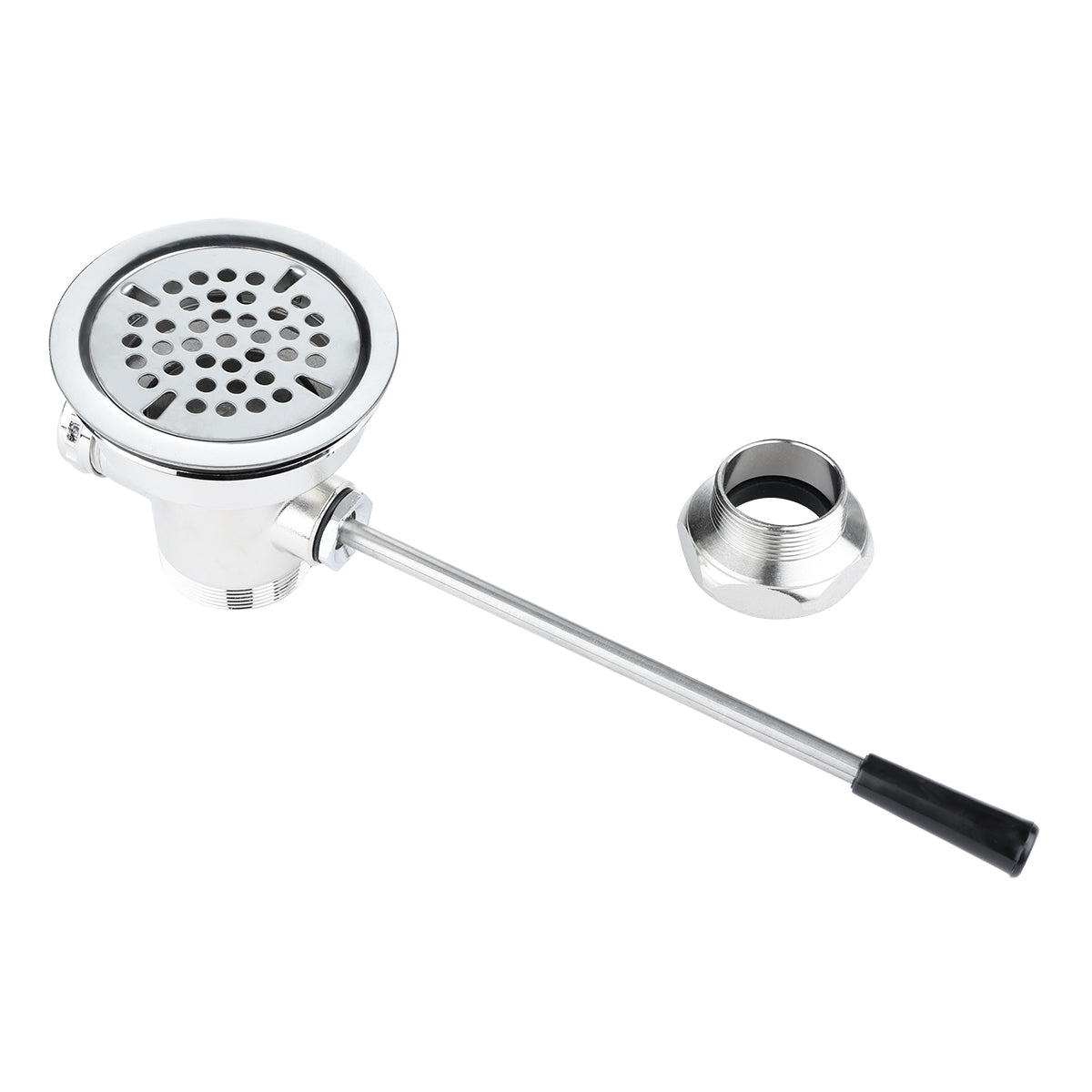 3-1/2" X 1-1/2" Stainless Steel Straight Lever Drain