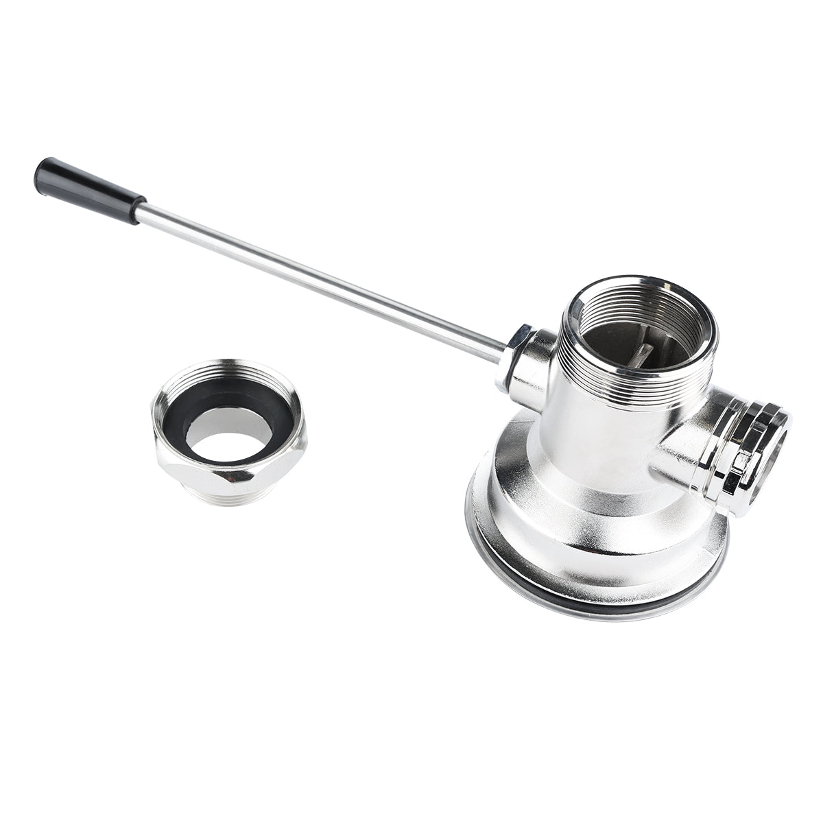 3-1/2" X 1-1/2" Stainless Steel Straight Lever Drain