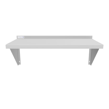 36" x 15" 18 Gauge Stainless Steel Standard Duty Wall Shelf, NSF