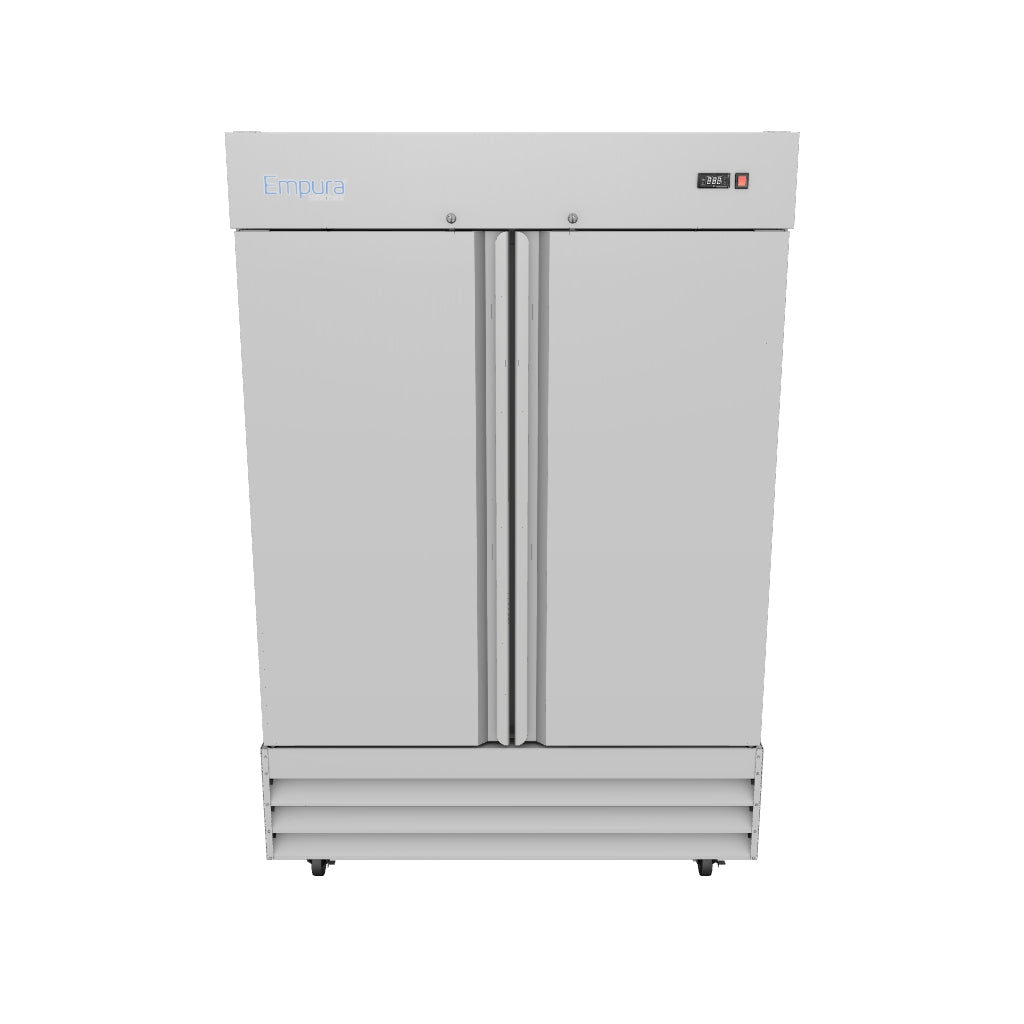 54" Commercial Stainless Steel 2 Door Reach-In Refrigerator ENERGY STAR®