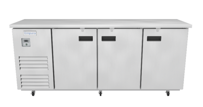 E-KBB90-3-27-S Refrigerated Back Bar Cabinet 3D View