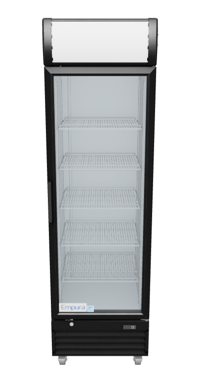 EGM-13B Glass Door Refrigerated Merchandiser 3D View