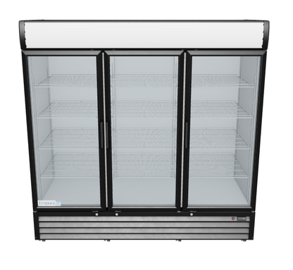 EGM-75B Glass Door Refrigerated Merchandiser 3D View
