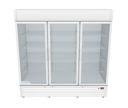 EGM-75W Glass Door Refrigerated Merchandiser 3D View