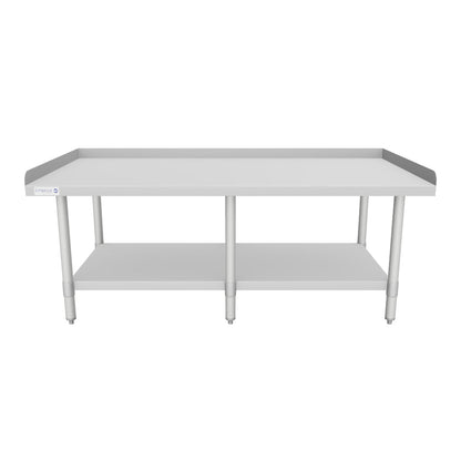 60" x 30" 18 Gauge Stainless Steel Equipment Stand with Galvanized Undershelf, NSF