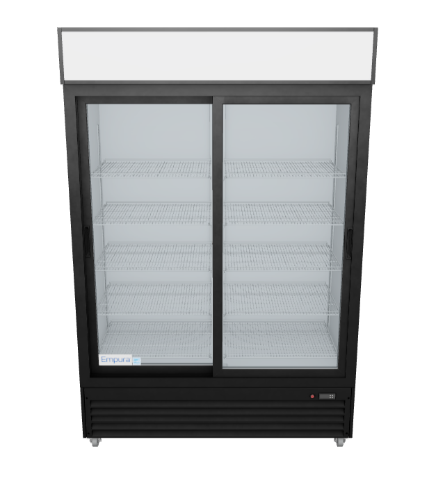 ESM-42B Glass Door Refrigerated Merchandiser 3D View