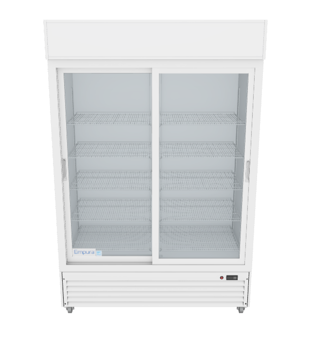 ESM-42W Glass Door Refrigerated Merchandiser 3D View