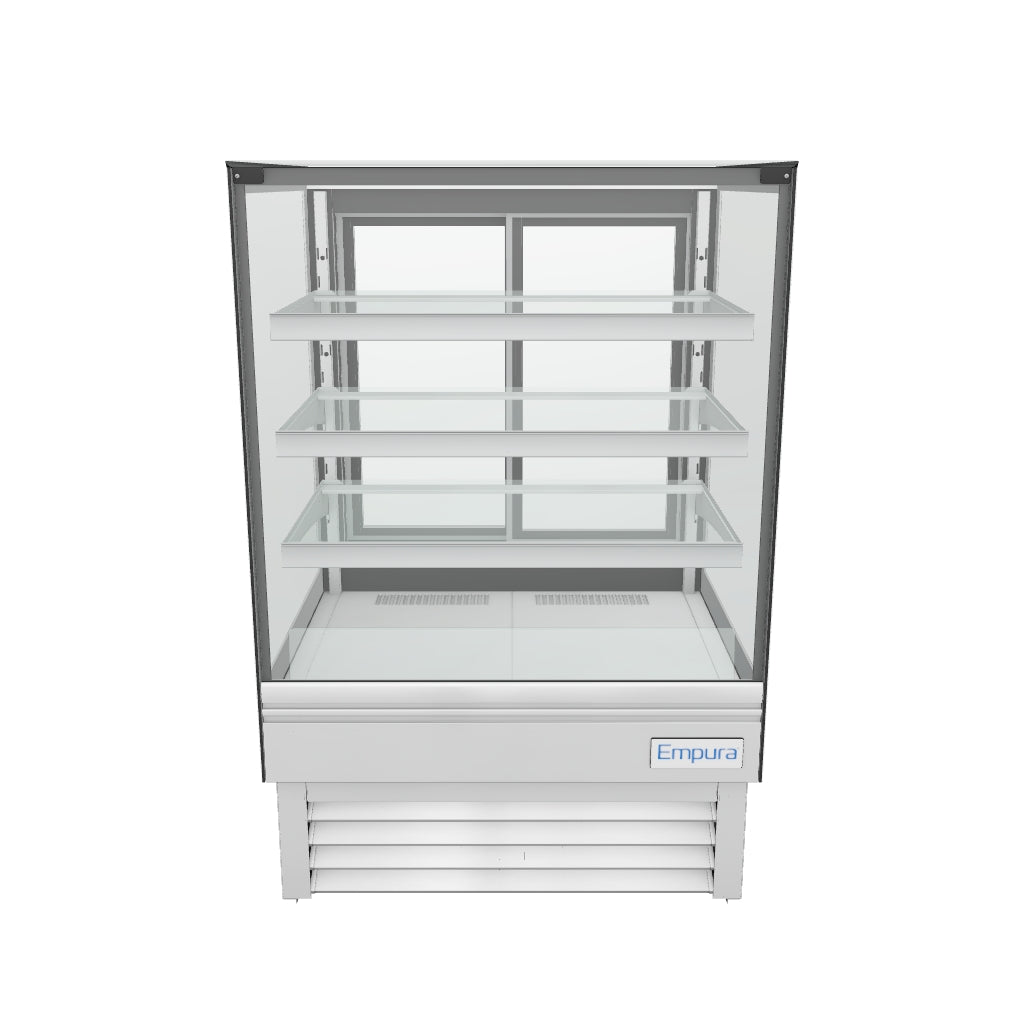 35" Stainless Steel Refrigerated Commercial Bakery Display Case