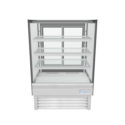 35" Stainless Steel Refrigerated Commercial Bakery Display Case