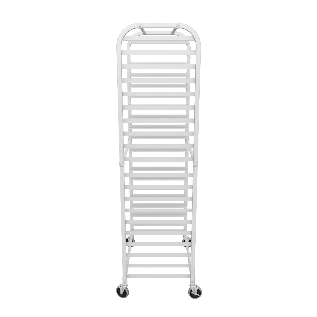 20 Pan Side Load Aluminum Commercial Undercounter Bun / Sheet Pan Rack, NSF