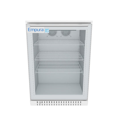 LG-E150-W Glass Door Refrigerated Merchandiser 3D View
