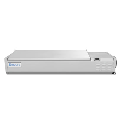 55" Countertop Refrigerated Commercial Prep Rail