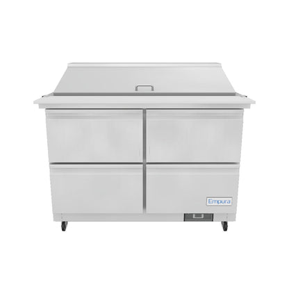 E-KSP48M-D4 Mega Top Sandwich Salad Unit Refrigerated Counter 3D View
